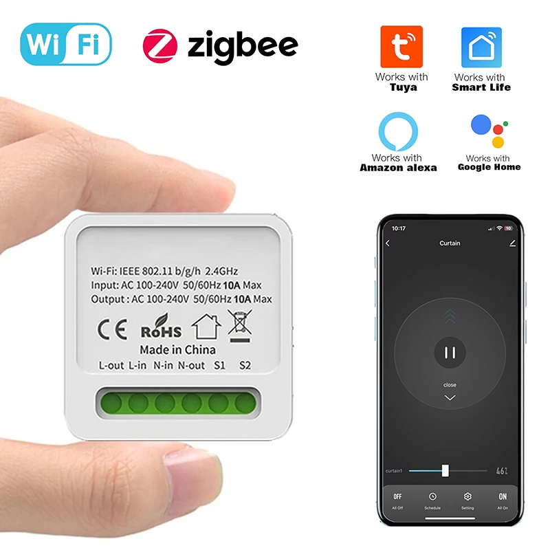 Diy Home Automation Controller - Tuya 16A Mini Wifi interruptor inteligente
