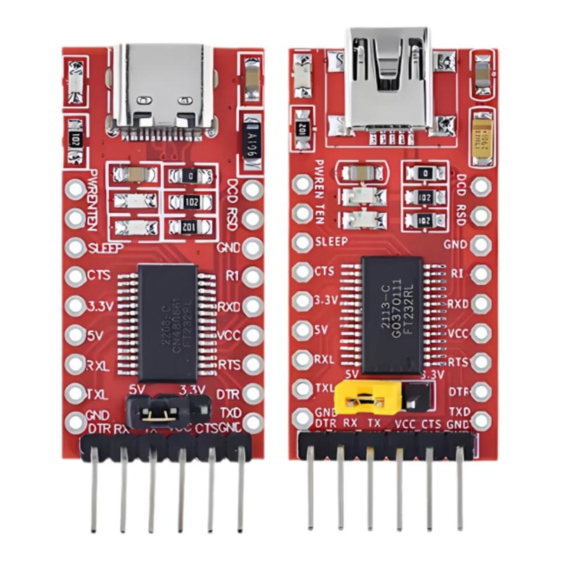 Home Automation Arduino - Adaptador USB a TTL Mini/Tipo-C FT232RL