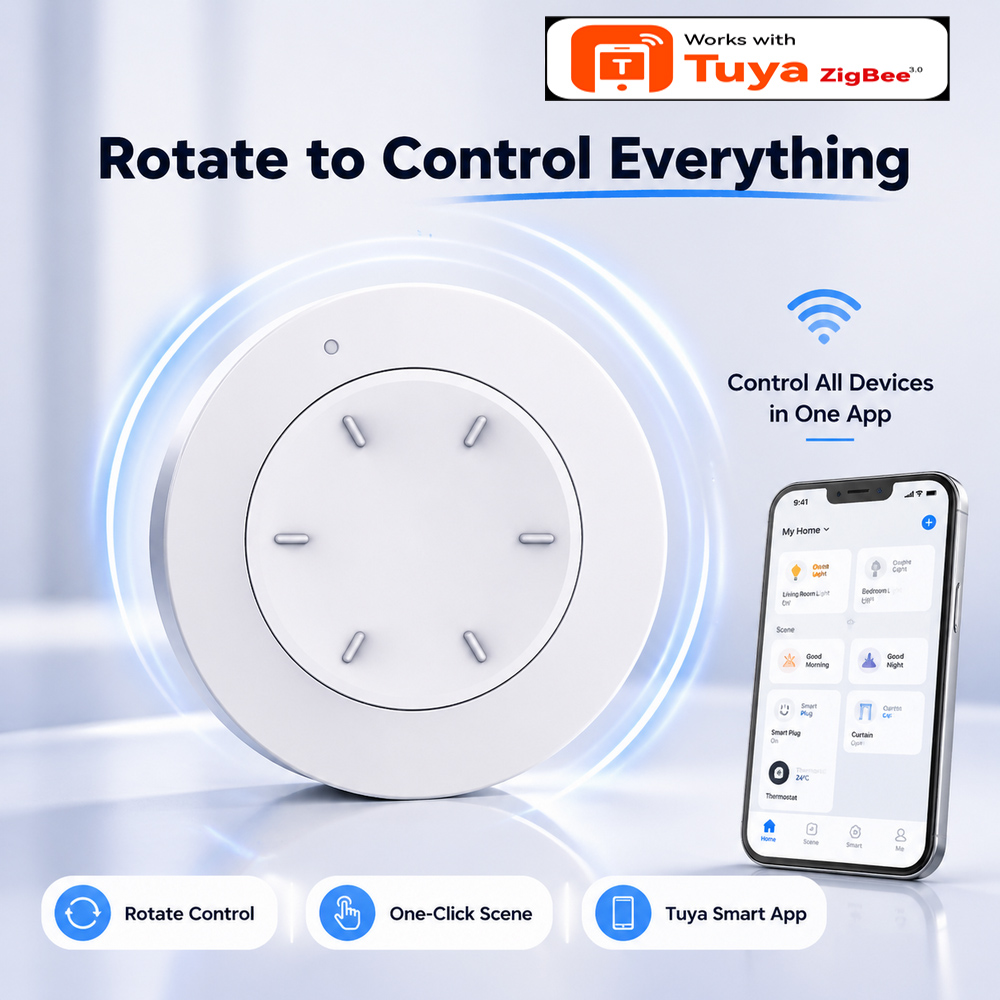 Home Automation Technology - Interruptor Inteligente ZigBee Compatible con Tuya