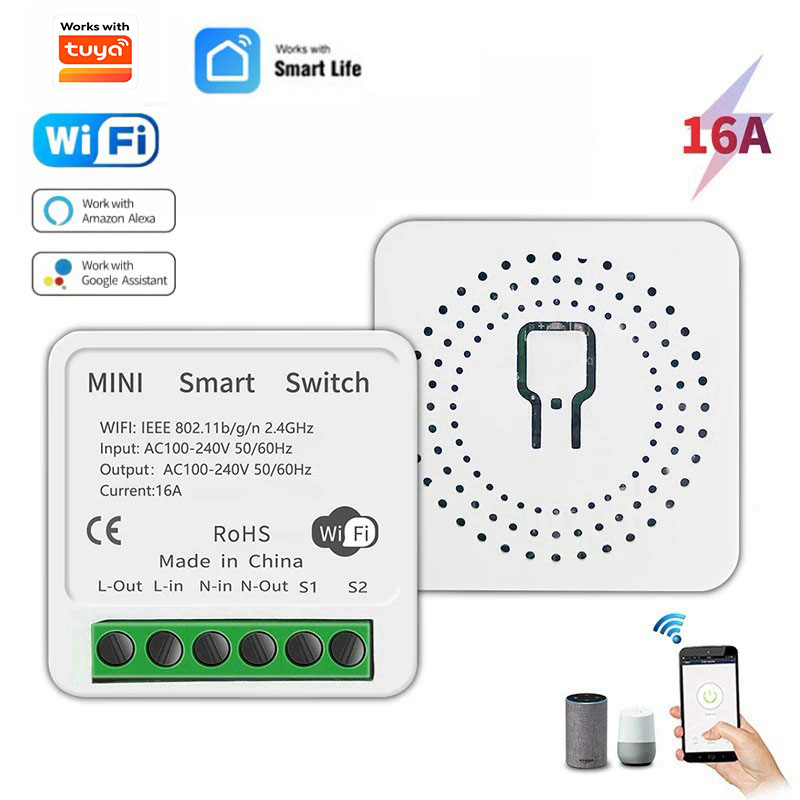 Interruptor Wifi MINI 16A, Int - Diy Home Automation Controller reseña y precio