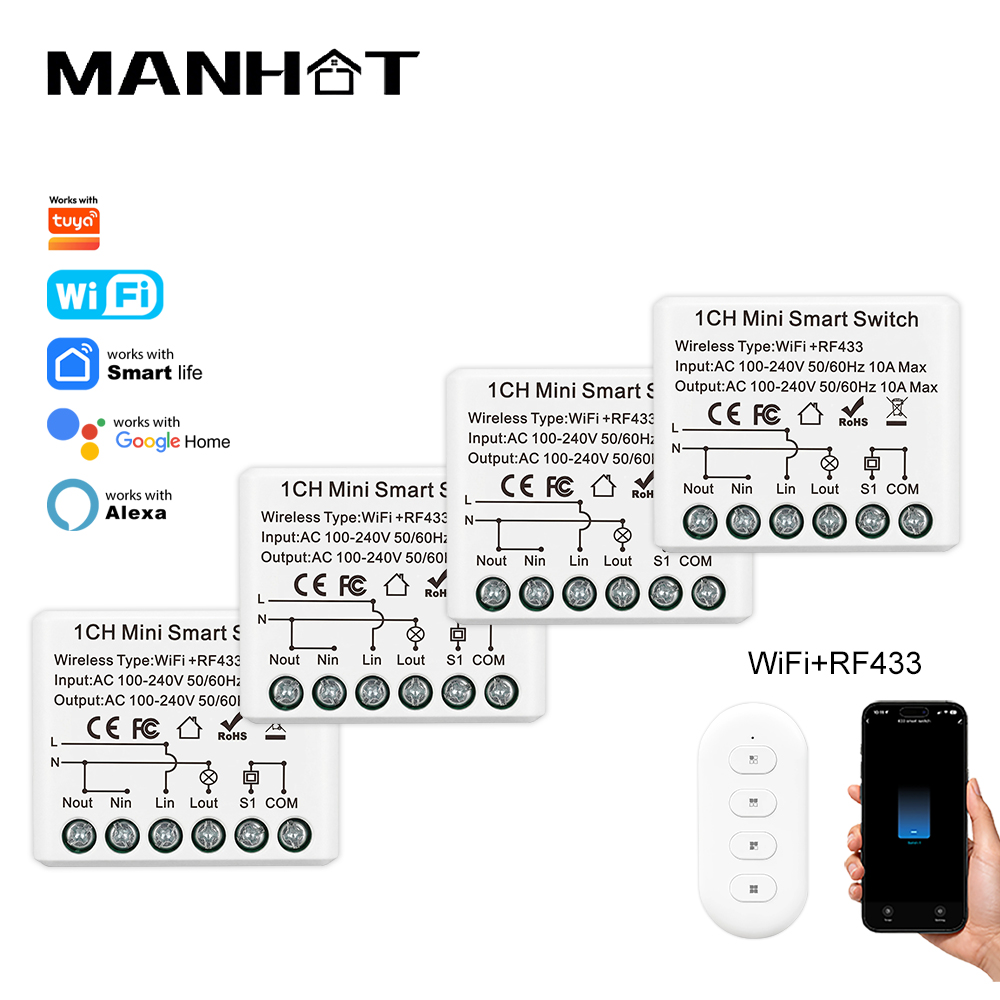 Mini Interruptor Inteligente W - Home Automation Technology reseña y precio